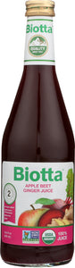 BIOTTA: Organic Apple Beet Ginger Juice, 16.9 oz