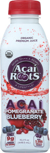 ACAI ROOTS: Juice Acai Pomegranate Blueberry Organic, 15.2 oz