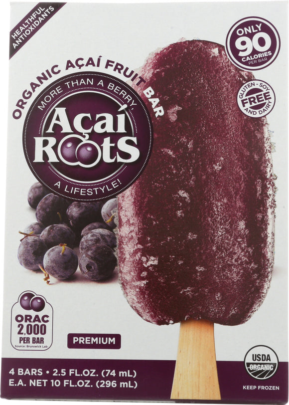 ACAI ROOTS: Organic Premium Acai Fruit Bar, 9.2 oz