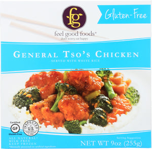 FEEL GOOD FOODS: Entre Chicken General Tso, 9 oz