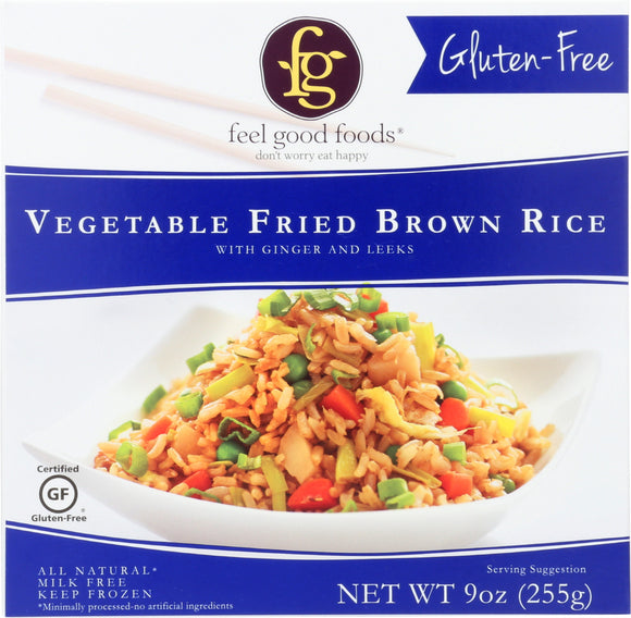 FEEL GOOD FOODS: Vegetable Fried Brown Rice, 9 oz