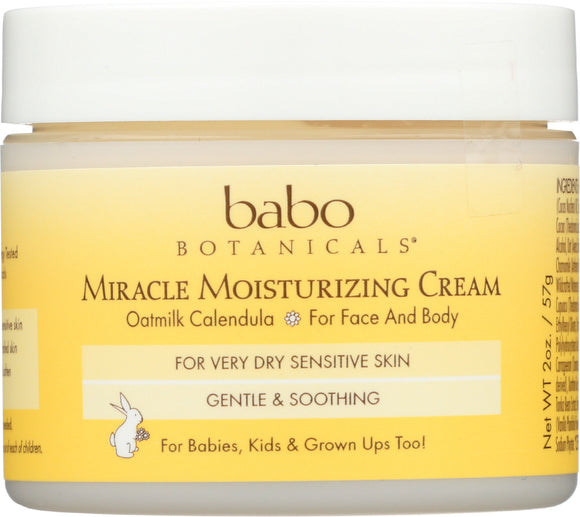 BABO BOTANICALS: Moisturizing Cream, 2 oz
