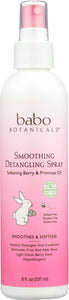 BABO BOTANICALS: Smoothing Detangling Spray, 8 oz