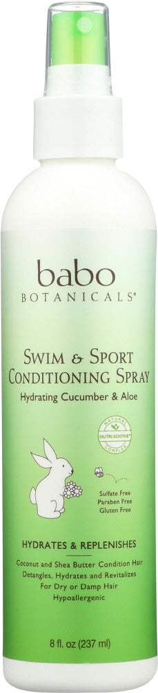 BABO BOTANICALS: Conditioning Spray UV Sport, 8 oz