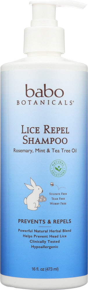 BABO BOTANICALS:  Lice Repel Shampoo, 16 oz