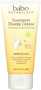 BABO BOTANICALS: Diaper Cream Soothing, 3 oz
