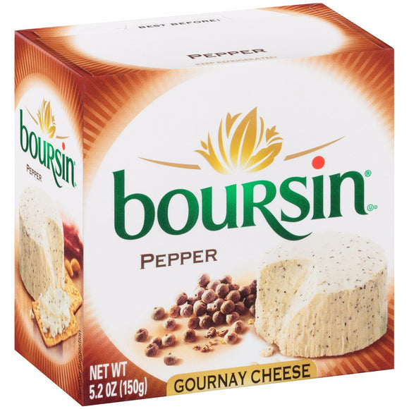 BOURSIN: Pepper Gournay Cheese, 5.2 oz