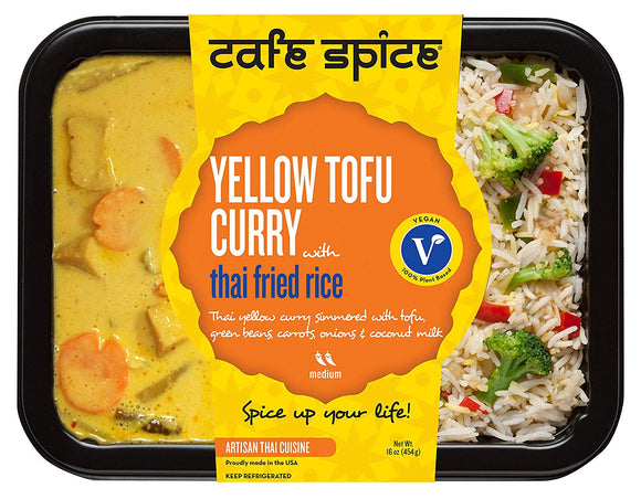 CAFE SPICE: Tofu Thai Yellow Curry Fried Rice, 16 oz