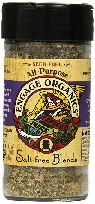 ENGAGE ORGANICS: Seed-Free All-Purpose Salt-free Blends, 1.66 oz