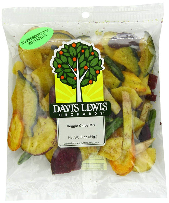 DAVIS LEWIS ORCHARDS: Veggie Chips Mix, 3 oz