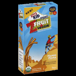 CLIF KID: Organic Zfruit & Veggie Ropes Mango Mania, 3.2 Oz