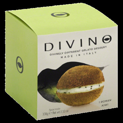 DIVINO: Handcrafted Gelato Filled Fruit Dessert Roman Kiwi, 3 oz