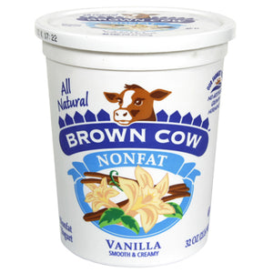 BROWN COW: Vanilla Smooth and Creamy Nonfat Yogurt, 32 oz