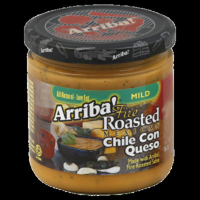 ARRIBA: Chile Con Queso Fire Roasted Mexican Mild, 16 Oz