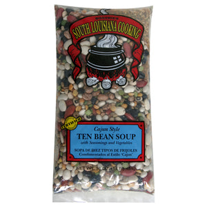 BOOTSIES SOUTH LOUISIANA COOKING: Cajun Seasoned Ten Bean Soup, 16 oz