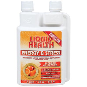 LIQUID HEALTH: Energy and Stress Tangerine Orange, 32 oz