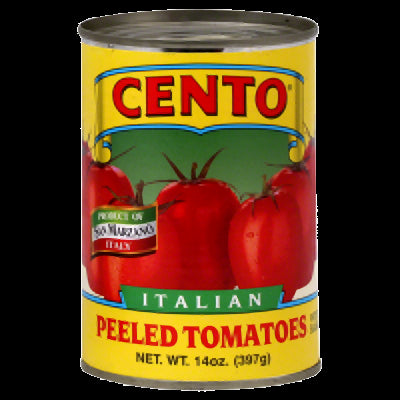 CENTO: Peeled Plum Tomatoes Italian Style with Basil Leaf, 28 oz