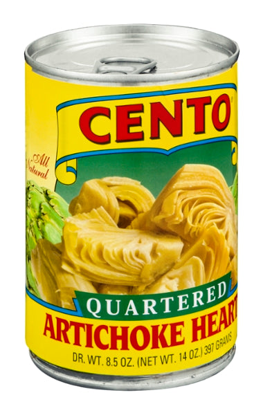 CENTO: Artichoke Hearts Quartered, 14 oz