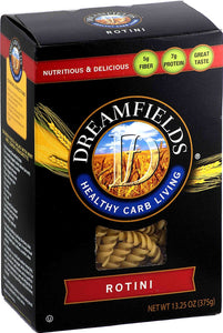 DREAMFIELDS: Pasta Healthy Carb Living Rotini, 13.25 oz