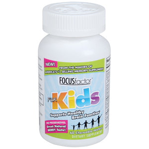 FOCUS FACTOR: for Kids Berry Blast, 60 Chewable Wafers