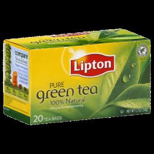 LIPTON: Pure Green Tea 20 Tea Bags, 1.2 oz