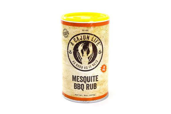A CAJUN LIFE: Mesquite BBQ Rub, 8 oz