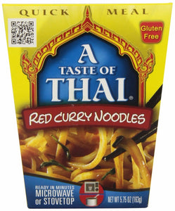 A TASTE OF THAI: Red Curry Noodles Quick Meal, 5.75 oz