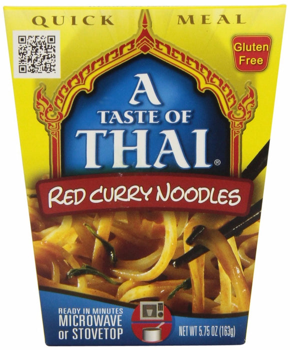 A TASTE OF THAI: Red Curry Noodles Quick Meal, 5.75 oz