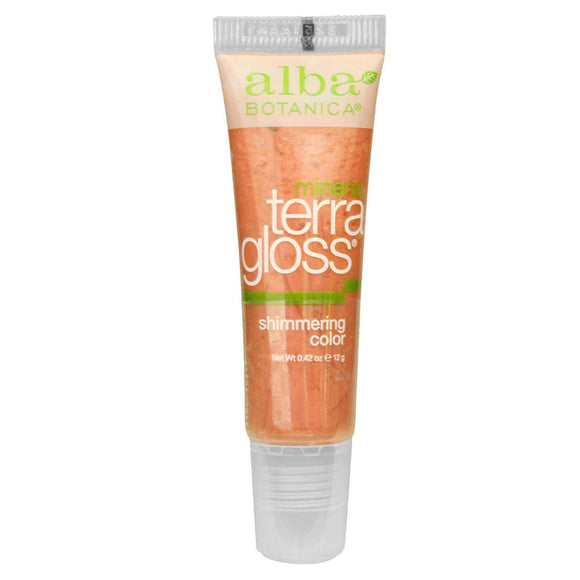 ALBA BOTANICA: Mineral Terra Gloss Shimmering Color Bloom, 0.42 Oz