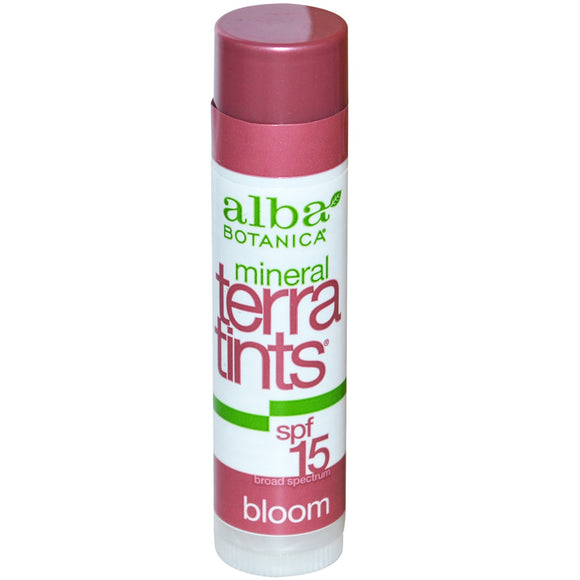 ALBA BOTANICA: Mineral Terra Tints SPF 15 Bloom, 0.15 Oz