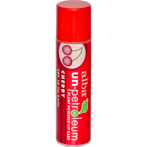 ALBA: Un-Petroleum Lip Balm SPF 18 Cherry, 0.15 oz