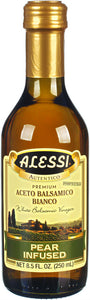 ALESSI: White Balsamic Pear Infused Vinegar, 8.5 oz