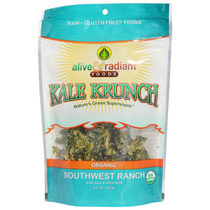 ALIVE & RADIANT: Foods Organic Kale Krunch Southwest Ranch, 2.2 oz