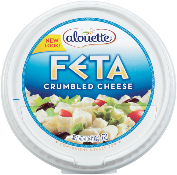 ALOUETTE:Natural Freshly Feta Crumbled Cheese, 4 oz