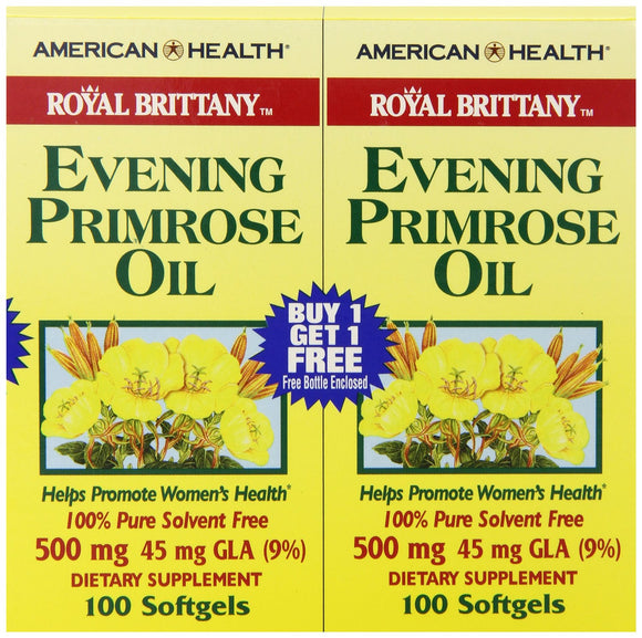 AMERICAN HEALTH: Evening Primrose Oil 500 mg, 100 + 100 Softgels