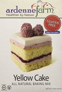 ARDENNE FARM: Gluten Free Yellow Cake Mix, 16 oz