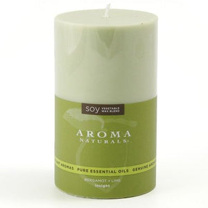 AROMA NATURALS: 5in Pillar Vclr Insight Candle, 1 ea