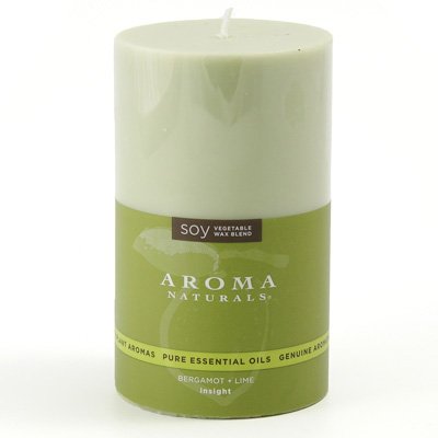 AROMA NATURALS: 5in Pillar Vclr Insight Candle, 1 ea