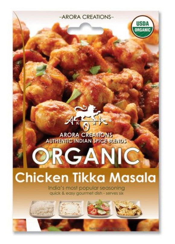 ARORA CREATIONS: Chicken Tikka Masala Seasoning Organic, 0.9 oz