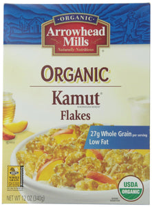 ARROWHEAD MILLS: Organic Kamut Flakes, 12 Oz