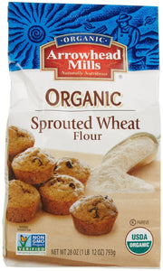 ARROWHEAD MILLS: Organic Sprouted Wheat Flour, 28 oz