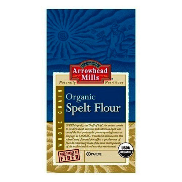 ARROWHEAD MILLS: Organic Whole Grain Spelt Flour, 25 lb