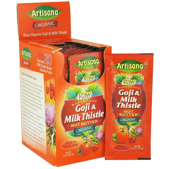 ARTISANA: Goji & Milk Thistle Nut Butter, 0.5 oz