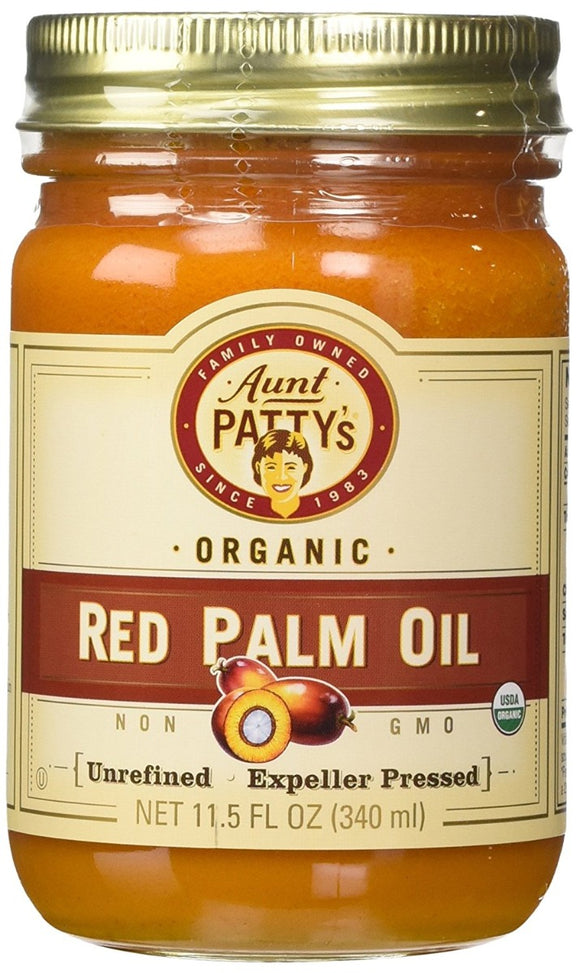 AUNT PATTY: Organic Red Palm Oil, 11.5 oz