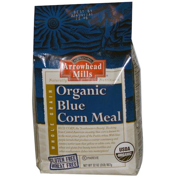 ARROWHEAD MILLS: Organic Blue Cornmeal, 25 lb