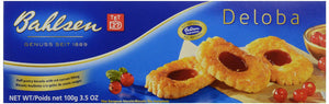 BAHLSEN: Deloba Puff Pastry Biscuits with Fruit Filling, 3.5 oz