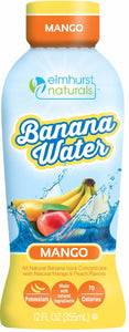 ELMHURST NATURALS: Banana Water Mango, 12 oz