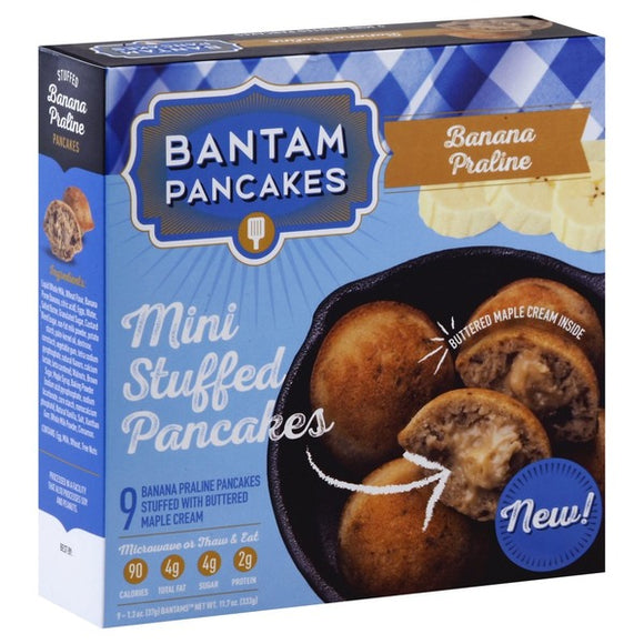BANTAM PANCAKES: Banana Praline Pancakes, 11.7 oz