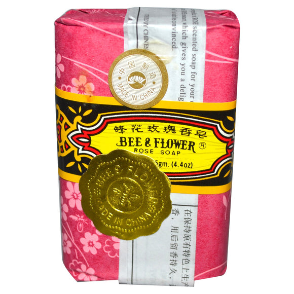 BEE & FLOWER: Rose Bar Soap, 4.4 oz