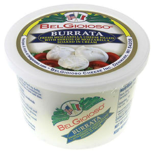 BELGIOIOSO: Fresh Mozzarella Cheese Burrata, 8 Oz